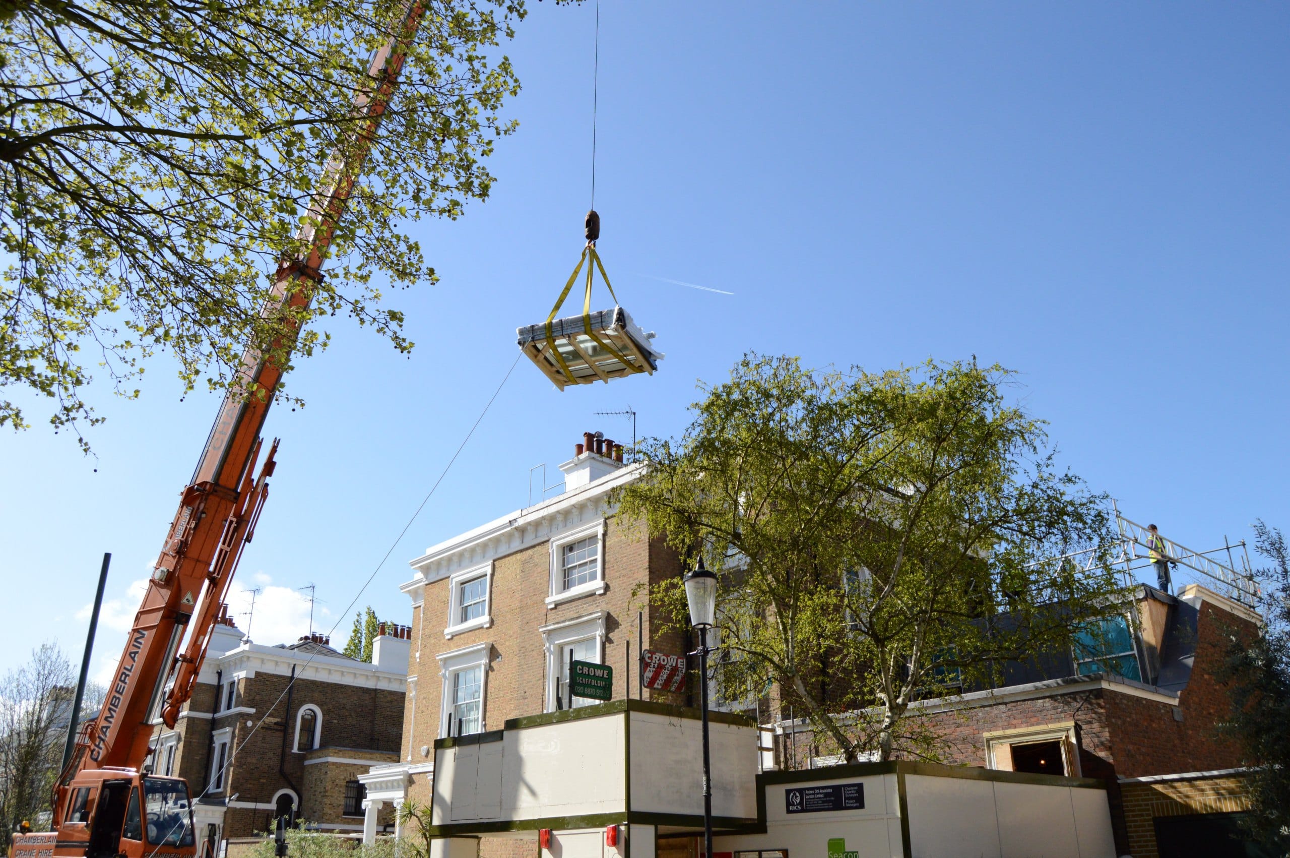 Glazing Vision Rooflight in transit